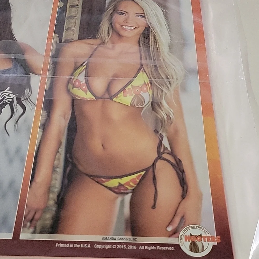 New-sealed Never Used HOOTERS Collection Calendar Girls 2016